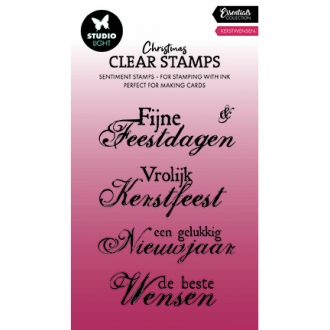 Clearstamp Kerstwensen...